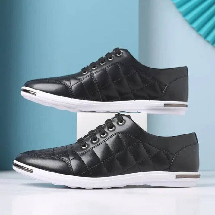 Élan - Stitched Leather Sneakers