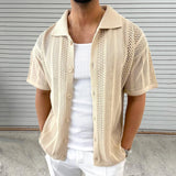 Summer - Knit Button-Up