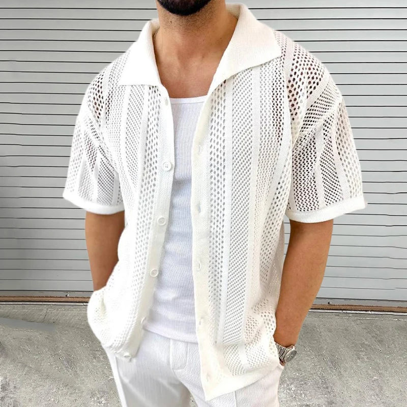 Summer - Knit Button-Up