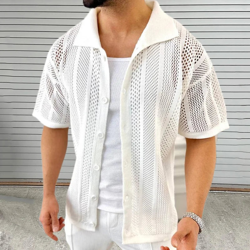 Summer - Knit Button-Up